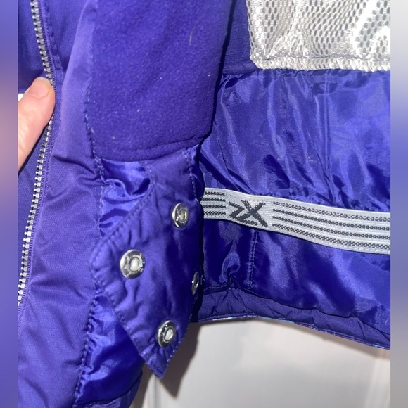 ZeroXposur Girls Purple & Blue Abstract Design Jacket - Picture 5 of 11